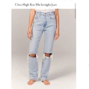 Abercrombie and Fitch jeans